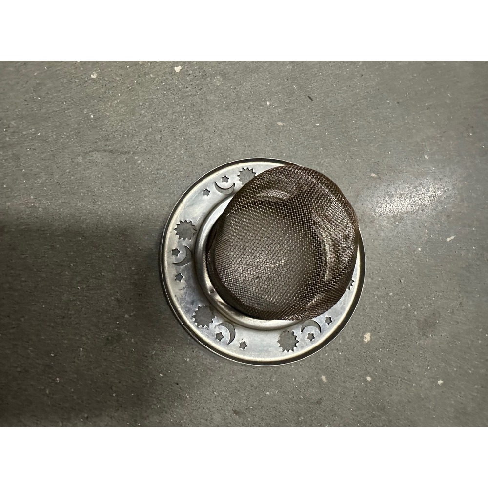 Celestial Sun Moon Star Stainless Steel Kitchen Sink Strainer Mesh Basket